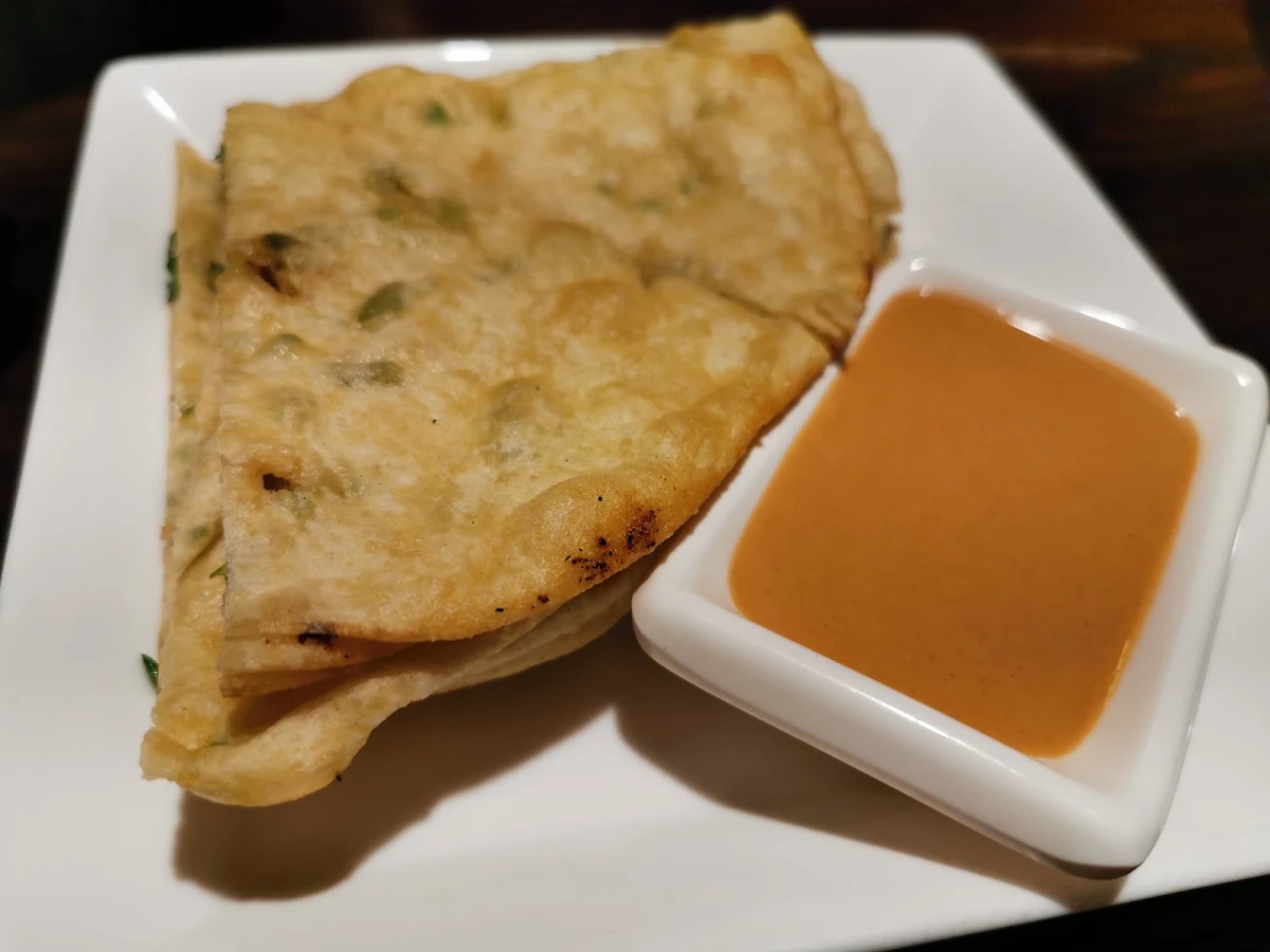 green onion pan cake 蔥油餅, Legendary Noodle House
